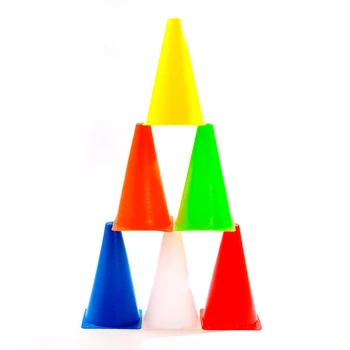 

5pcs 23cm Soccer Trainning Cone Stadium Agility Training Marking Equipment Free Slalom Skate Pile Cup Football Training Marker
