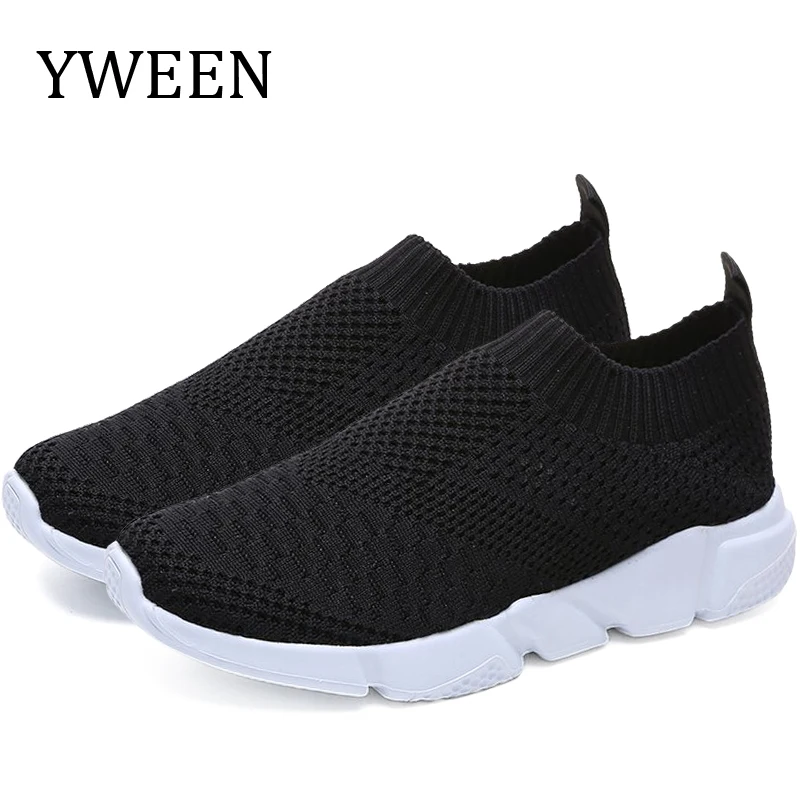 

YWEEN Free Shipping Women Shoes Spring White Shoes Sneakers Women Fashion Flats Shoes Ladies Footwear Breathable Mesh Sneakers