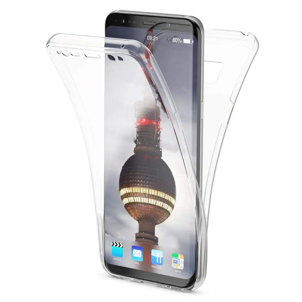 Мягкий прозрачный чехол на 360 градусов для Samsung Galaxy J4 J6 Plus 2018 J2 Pro J8 J1 J3 J5 J7 Prime 2 2017 Neo |