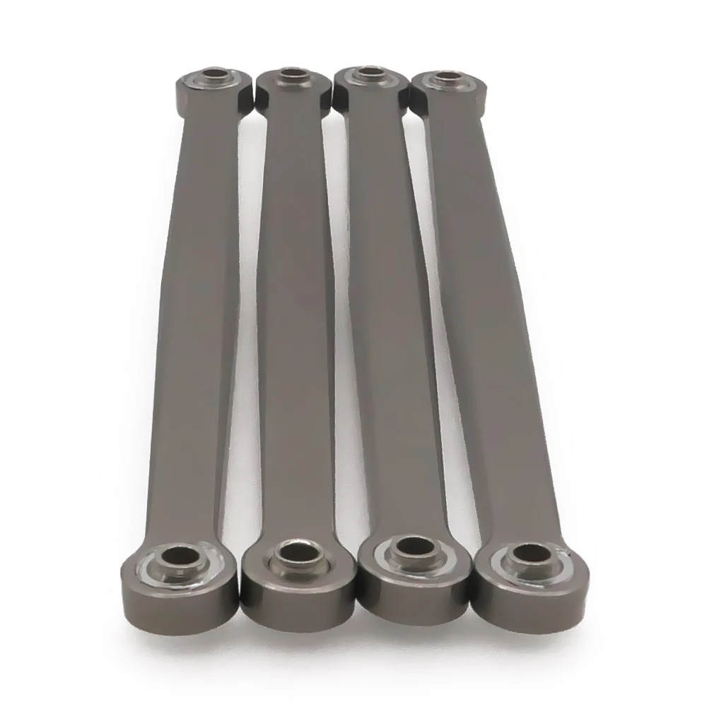 

Alloy CNC machined 4pcs/set suspension link set for rc hobby model car 1:10 HPI Venture FJ Cruiser crawler upgraded parts