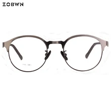 Горячая дизайн, круглая оправа для очков для мужчин gafas очки из нержавеющей стали gafas oculos de grau feminino semale