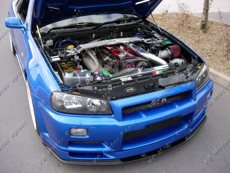 

Car Accessories FRP Fiber Glass GD Style Cooling Panel Fit For 1999-2002 Skyline R34 GTR Cooling Slam Panel