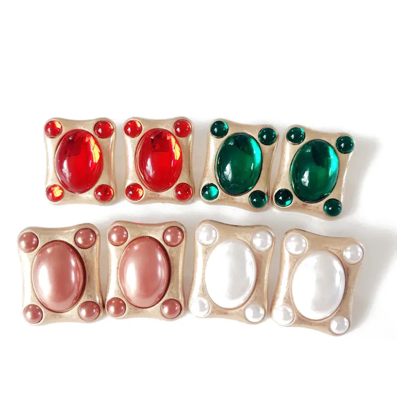 

Free Shipping New Sweet Cute Square Elegant More Colors Alloy Geometric Earring