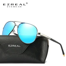 EZREAL New Brand Polarized Sunglasses Men Classic Retro Pilot Glasses Color Polaroid Lenses Driving Women Sunglasses