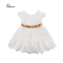 Pudcoco/ г. платье для маленьких девочек платье принцессы с цветочным кружевом и пайетками свадебное платье для официального торжества выпускного вечера, платья-пачки, наряды