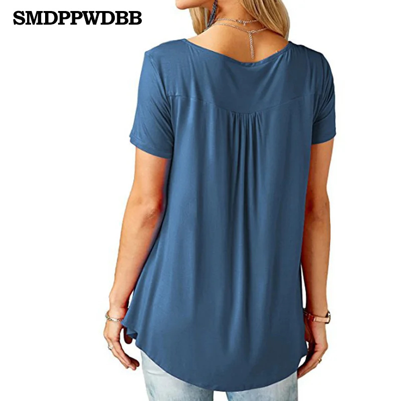 SMDPPWDBB футболки для беременных и кормящих женщин, одежда для беременных и кормящих женщин, топы с короткими рукавами, футболки - Цвет: blue