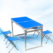 2018 Outdoor Folding Table Chair Camping Aluminium Alloy Picnic Table Waterproof Ultra-light Durable Folding Table Desk For