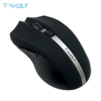 

T-WOLF Q5 2.4GHz Wireless Silent Computer Mouse 1800DPI Adjustable Ergonomic Mice Good Cordless Optical PC Laptop Gaming Mouse