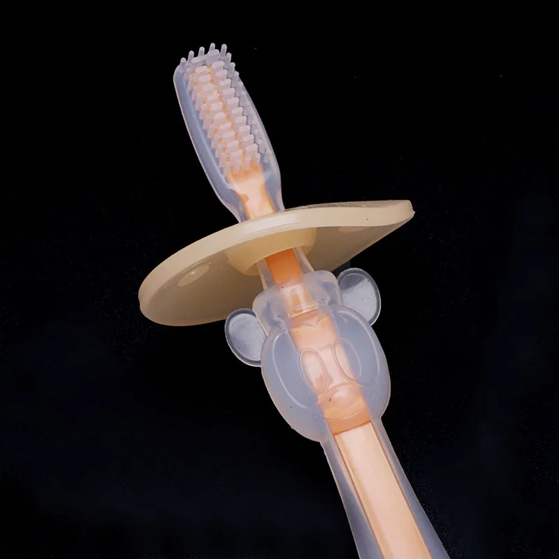 2017 Cute Baby Infants Kids Safe Bendable Teether Training Teeth Soft Toothbrush Brush Hot 1Pc APR17_30