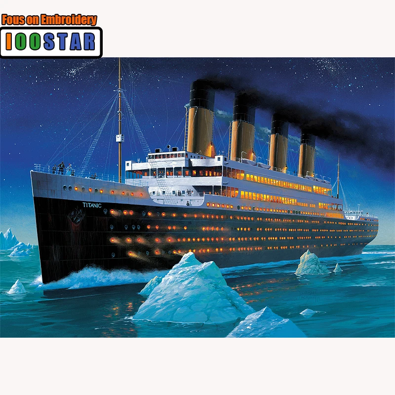 

5D DIY diamond painting full square/round diamond embroidery Cross stitch The Titanic Picture of Rhinestones mosaic home decor