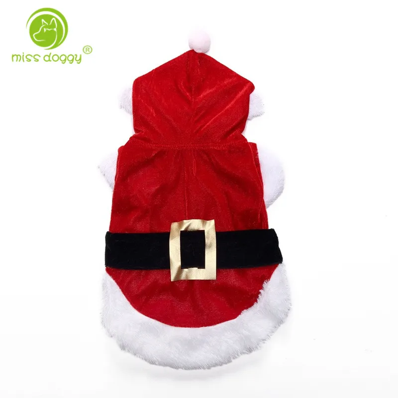 

New Santa Dog Costume Christmas Pet Clothes Winter Hoodie Coat Clothes for Dog Pet Clothing Chihuahua Yorkshire Poodle