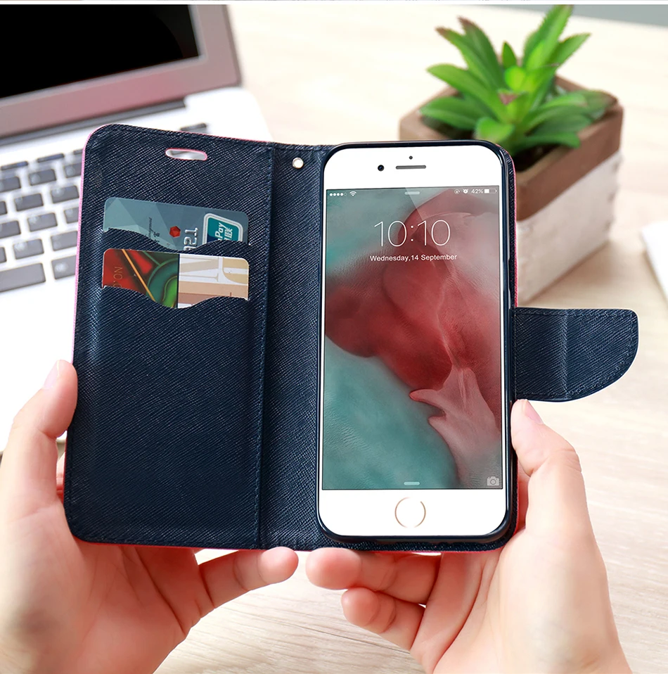 KISSCASE PU Leather Flip Case For iPhone 5 5s SE Cover Luxury Wallet Phone Bag Case For iPhone 5 5s SE Coque Capa Accessories (12)