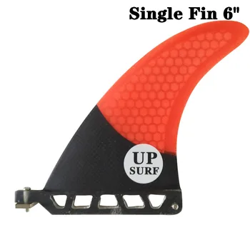 

Surf Single Fin 6" Longboard Surfoard Fin Red color Fin Surfboard Fin in Surfing