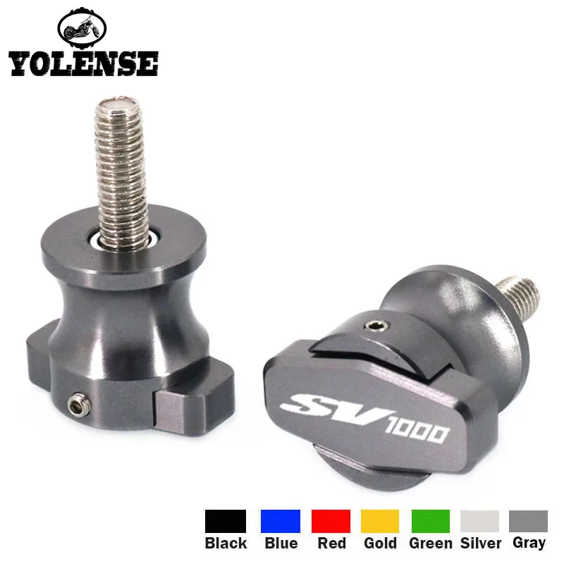 

For SUZUKI SV1000 SV 1000 Motorcycle CNC Frame Stands 8MM Screws sliders Swingarm Spools Slider M8