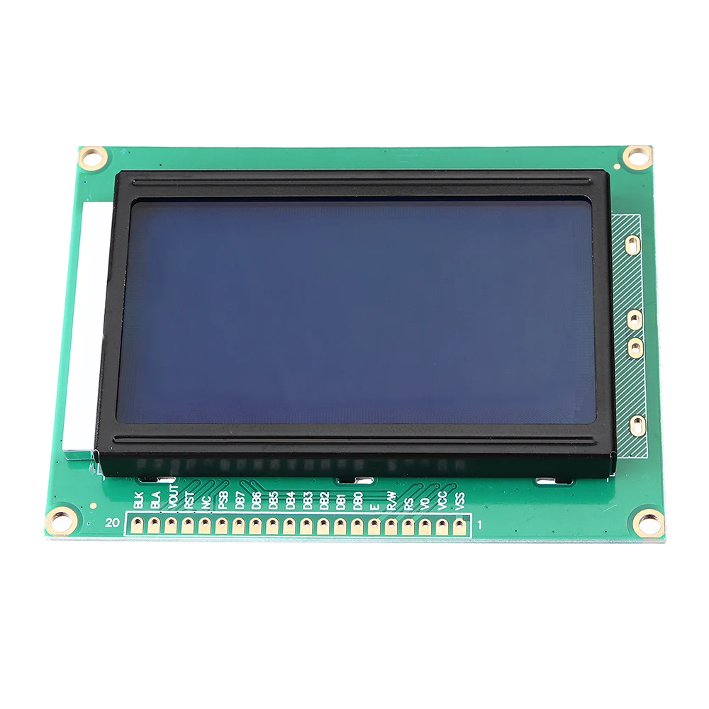 

5V 1604 LCD 16x4 Character LCD Screen Blue Blacklight LCD Display Module for Arduino