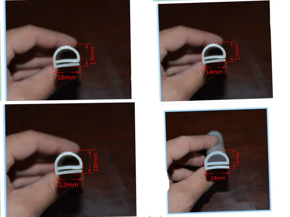 

2meters e Silicone Sealing Strip Oven Cold Store Seals Anti-aging Heat-resistant High temperature silicone rubber oven