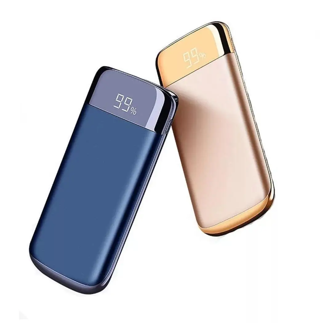 

new 30000mah Power Bank External Battery PoverBank 2 USB LCD Powerbank Portable Mobile phone Charger for Xiaomi MI iphone X