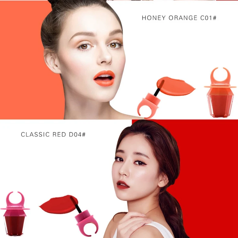 1PC 2019 Lipstick Matte Waterproof Velvet Lip Stick Sexy Red Pigmented Makeup Matte Lipsticks Beauty Lips Lovely Ring Shape 1PC 2019 Lipstick Matte Waterproof Velvet Lip Stick Sexy Red Pigmented Makeup Matte Lipsticks Beauty Lips Lovely Ring Shape