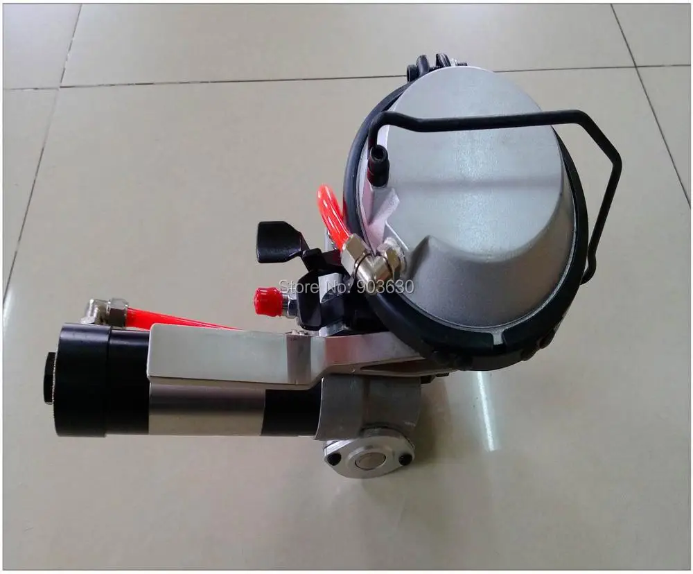 Гарантия KZ-19 пневматическая комбинация стальной металлический обвязочный инструмент, пневматический стальной инструмент для кольцевания для 19 мм стальной ремешок