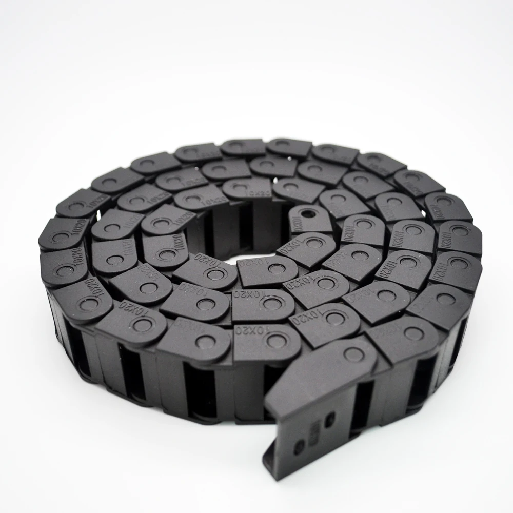 Transmission Chains 10 x 10mm 1M Open On Both Side Plastic Towline Cable Drag Chain