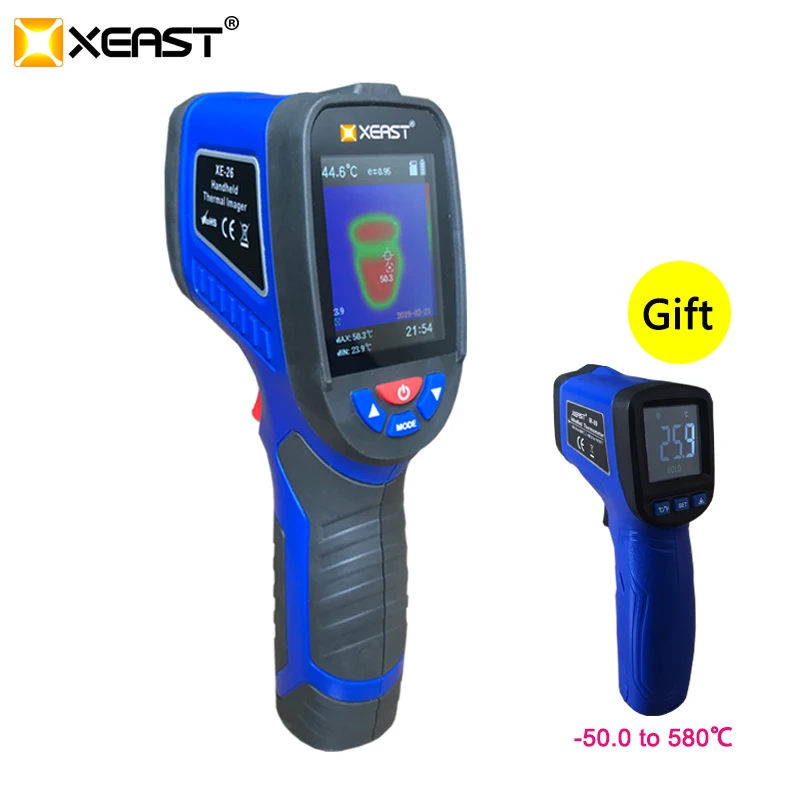 

XEAST New XE-26 Infrared Thermometer thermal imager USB interface power supply Comes with a USB flash drive Lightning delivery