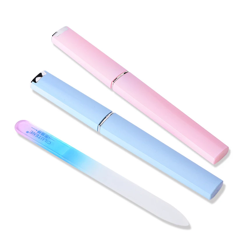 Crystal Glass Nail File for Women Professional Salon Fingernail Files