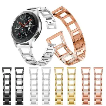 

ALLOYSEED Metal Watch Strap Wrist Band For Samsung Galaxy Gear S3 Cassic Frontier Watch 46mm Replacement Crystal Wristband Strap