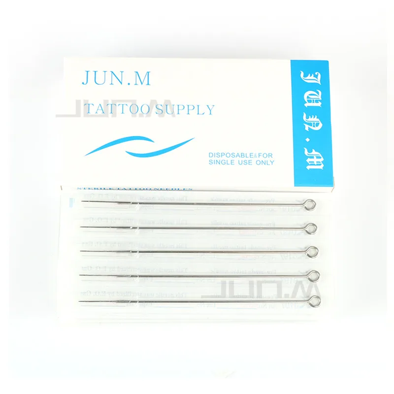 10pcs Assorted Sterilized Disposable Tattoo Needles 5M1/7M1/9M1/11M1/13M1/15M1/ Permanent Makeup Stainless Steel High Quality