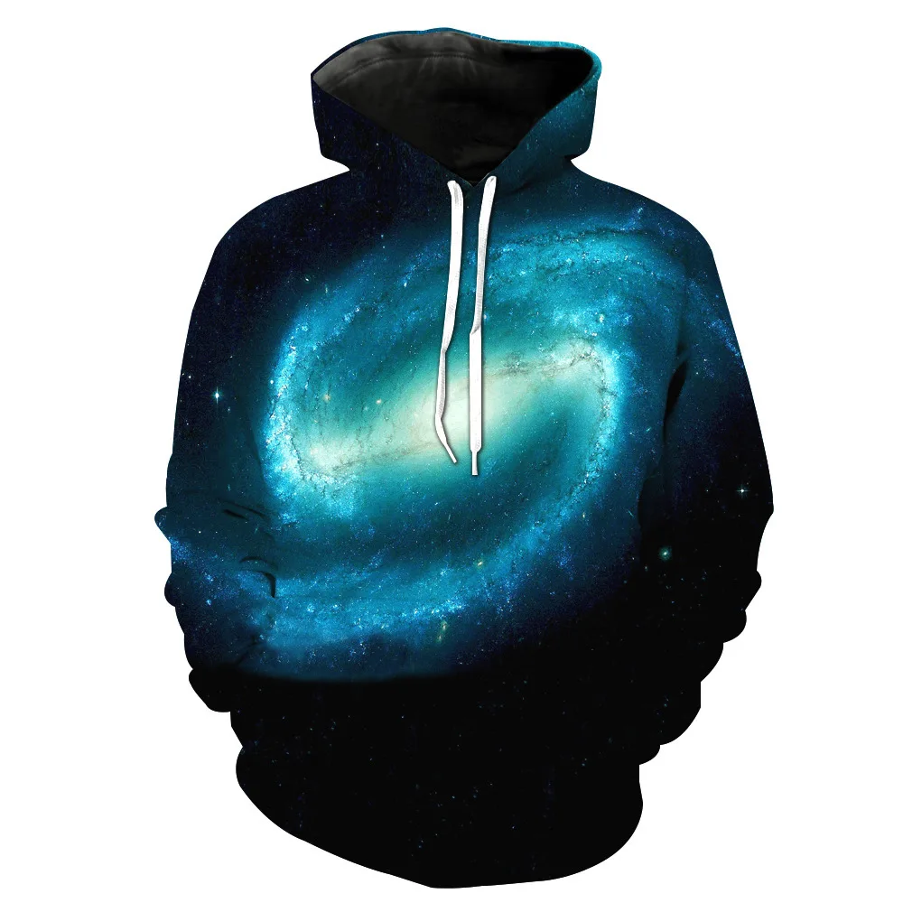 

ZOGAA Adolescent hoodies fashion 3D galaxies leisure loose hoodies and guards streetwear sweatshirt men harajuku