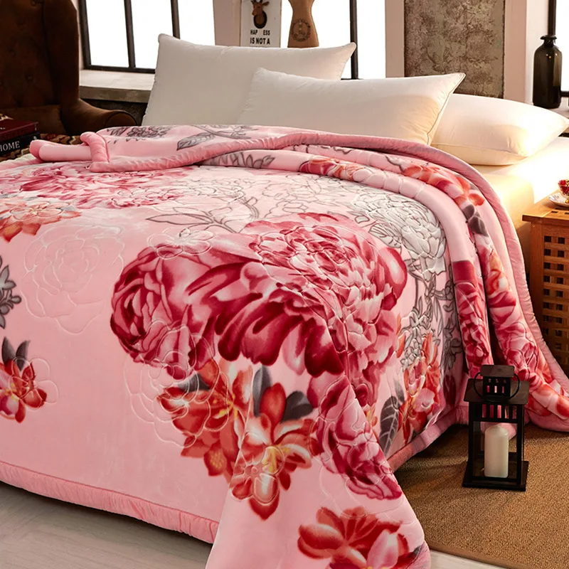 

200x230cm 4000g Winter warm blanket 5D embossing, Japan style