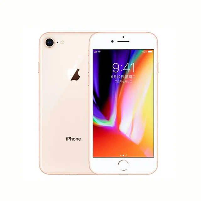 France Original Apple iPhone 8 64GB/256GB Hexa-core IOS 3D Touch ID LTE phone 12.0MP 4.7" inch Fingerprint smartphone ship spain cell phones with 4 cameras iPhones