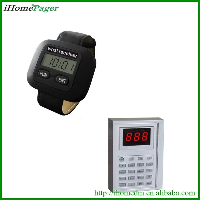 

1 keyboard 5 receiver restaurant equipment sale vibrating wrist watch intelligent customer order system
