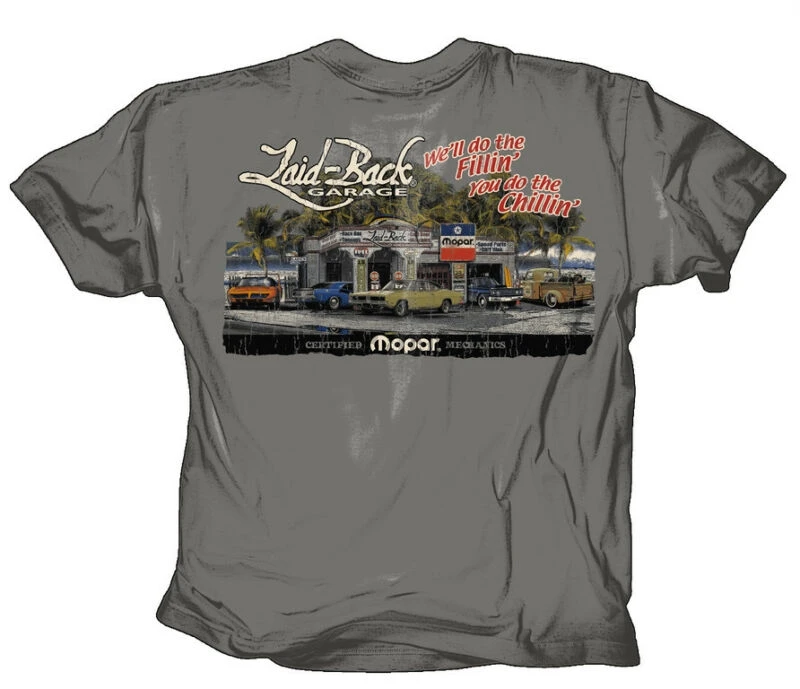 

New Laid-Back USA Garage T Shirt Well Do The Fillin You Do The Chillin XL