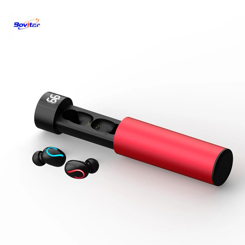 Bluetooth наушники Bovitar 5 0 с цифровым дисплеем для Xiaomi и других телефонов|Наушники