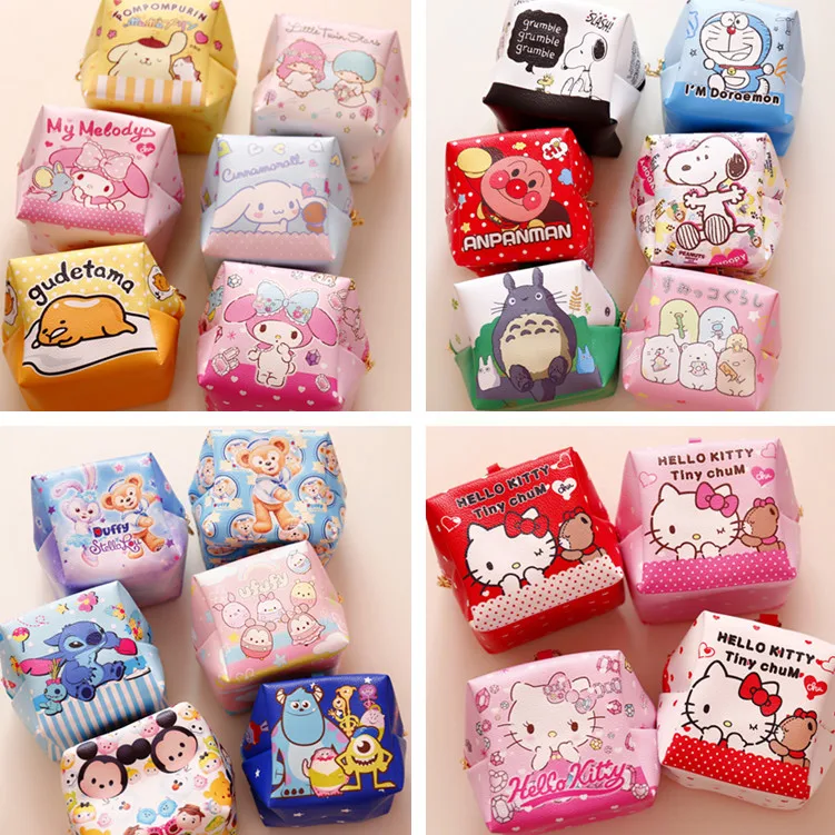 

Creative Cartoon Cute Melody Cinnamon Toy Doll Pu Key Coin Purse For Girls Gift Figure Toy