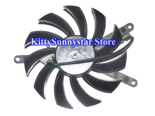 Replacement GTX 460 GTX560 TI Graphic Cooler Fan PLD08010S12HH 12V 4Wire 75mm Cooling | Компьютеры и офис