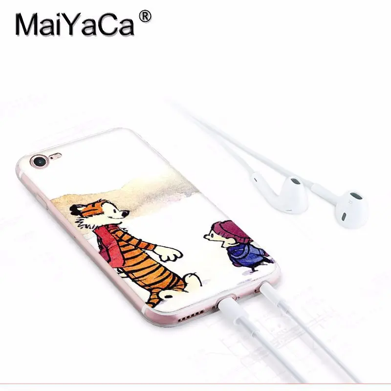 MaiYaCa полный Кельвин и хобб Новое поступление Модный чехол для телефона для iphone 11 pro 8 7 66S Plus X 5S SE XS XR XS MAX - Цвет: 3