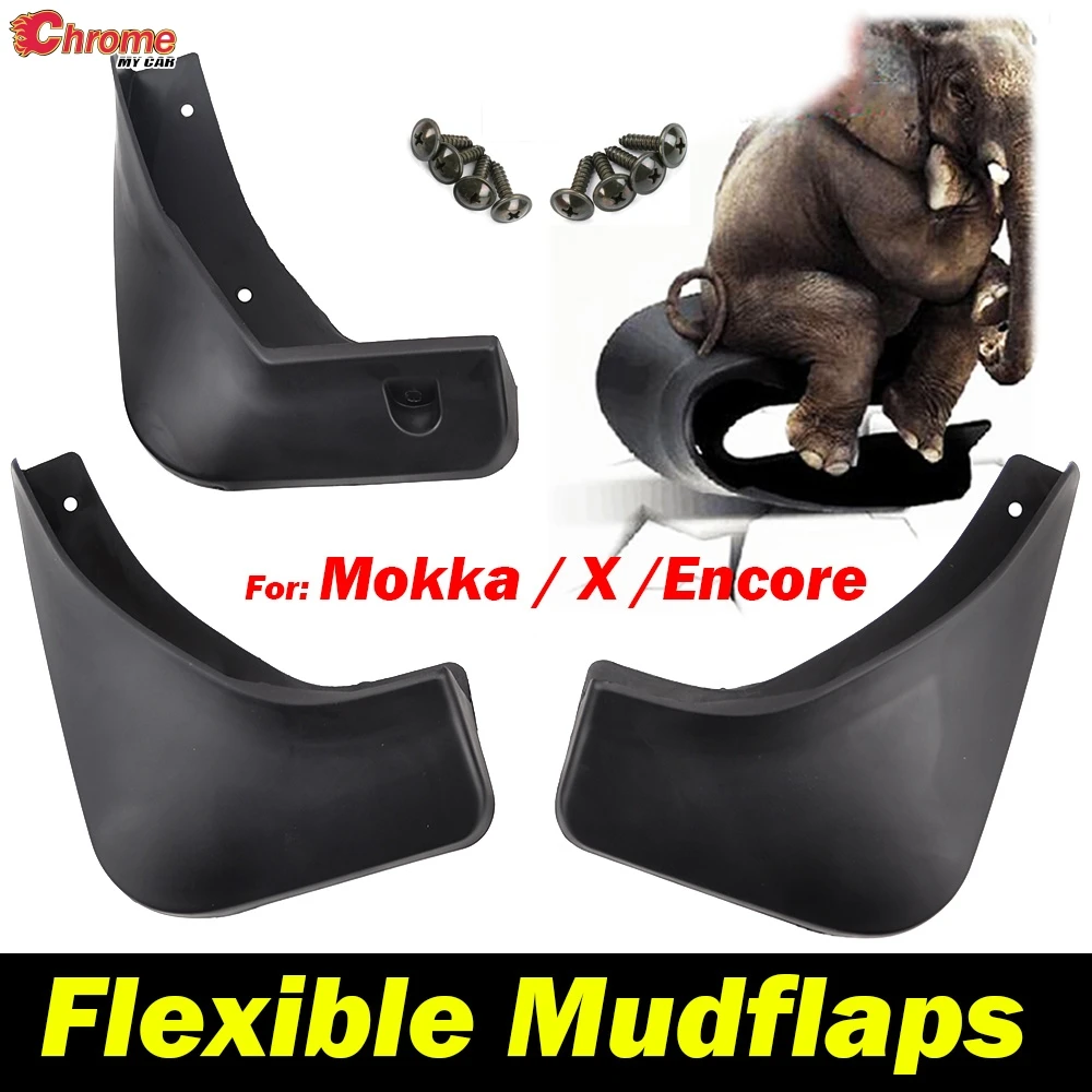 Upgraded Car Mudguards Splash Guards for Buick Enclave Front Rear Mudguards Wheel Accessories Styling /& Body Fittings 4Pcs Black