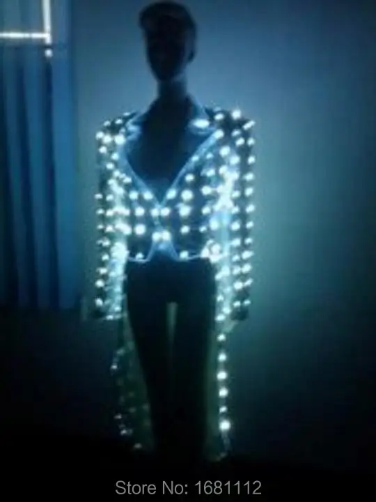 LED одежда/световой костюм/Александр робот/Приём Clothingss