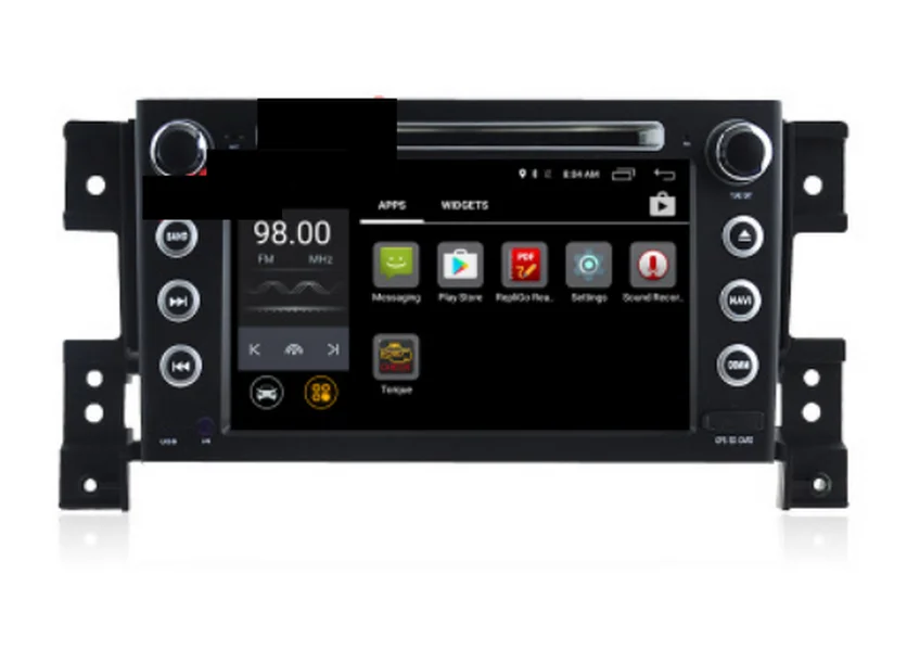 Excellent by DHL or Fedex 5pcs android car DVD player for Suzuki multimedia car radio stereo gps with steering wheel camera DVR Map 3