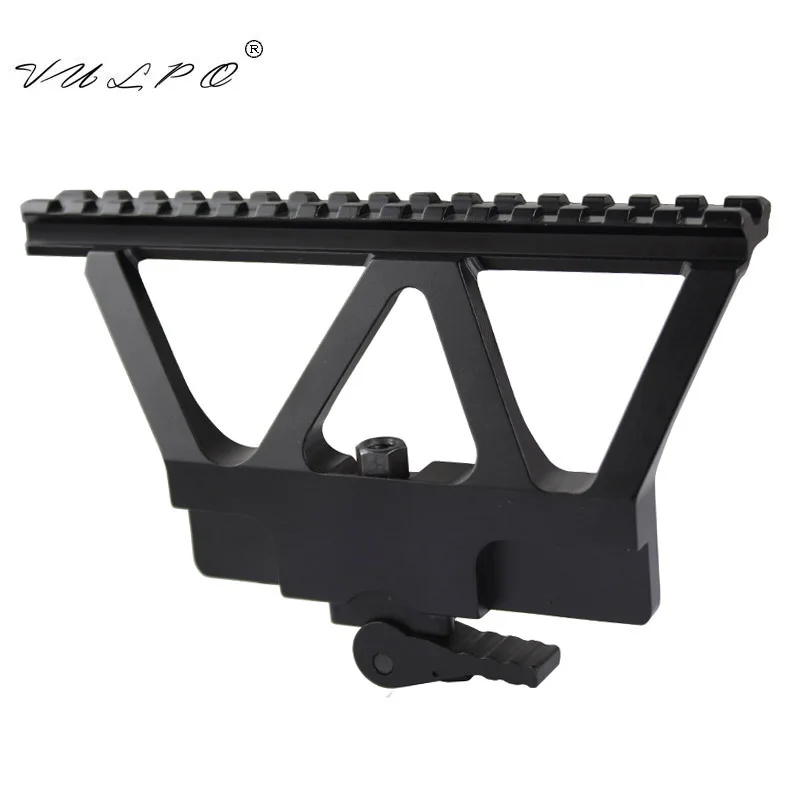 

VULPO Tactical AK47 AK74 Side Rail Mount Quick Detach AK Gun Rail Scope Mount Base For Hunting Airsoft Scope