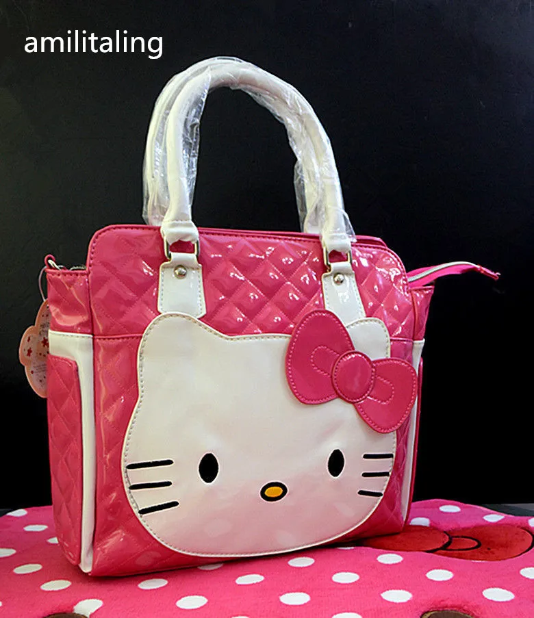 New Hello kitty Handbag Purse Tote Shopping Shoulder Bag yey 14558HPin