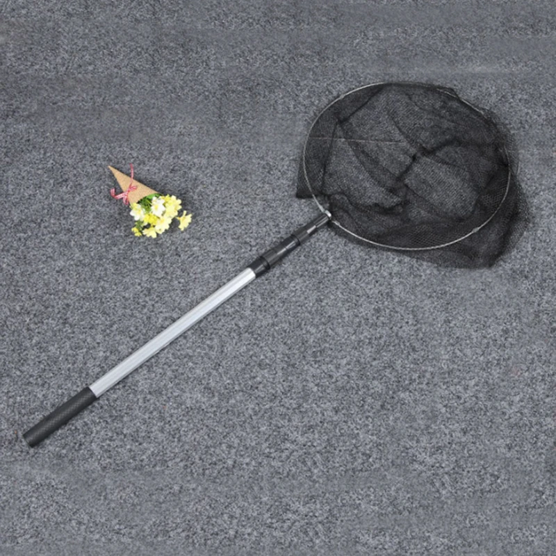 Seehave FN-1 1.5/1.7/1.9/2.1m Foldable Hand Fishing Net With Iron Circle Landing Pole Tackle | Спорт и развлечения