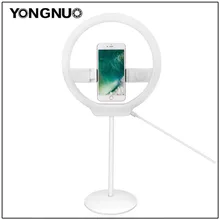 YONGNUO yn128 Камера фото/Studio/телефон/видео 128 светодиодный кольцо света 3200 К-5500 К фотографии затемнения кольцо лампы для Iphone и т. д.