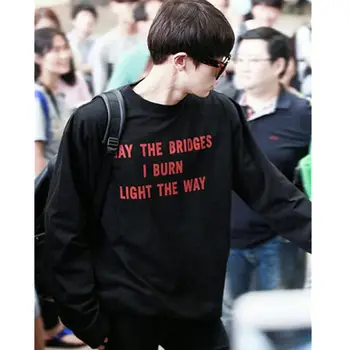 

Mainlead KPOP EXO Chanyeol Sweatershirt Airport Fashion Hoodie Comming Over Unisex
