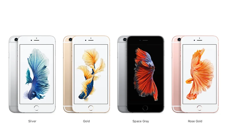 Apple iPhone 6S плюс 5," 2 Гб Оперативная память 16 Гб/64/128 ГБ Встроенная память 12.0MP Камера iOS LTE 4K видео Dual, четыре ядра, мобильный телефон с сенсорным ID