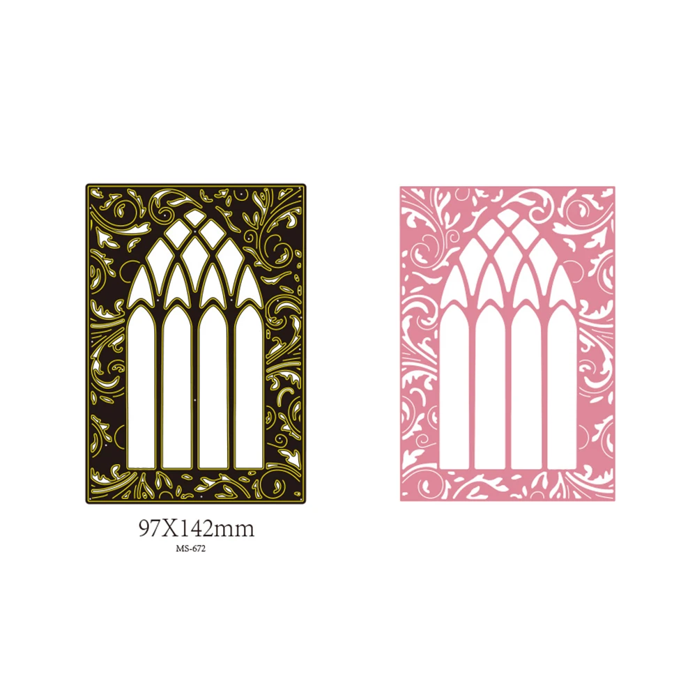 

Christmas Window Cutting Dies Stencil Carbon steel Die Scrapbooking Decor DIY Invitation Cards Dies Stencil handicrafts