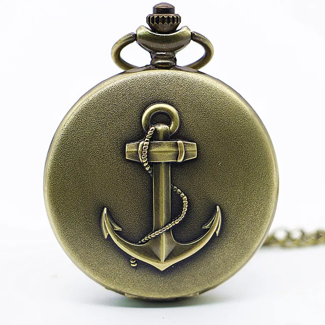 2017 New Arrival Vintage Pirate Anchor Quarzt Pocket Watch Pendant Necklace Chil 2017 New Arrival Vintage Pirate Anchor Quarzt Pocket Watch Pendant Necklace Chil