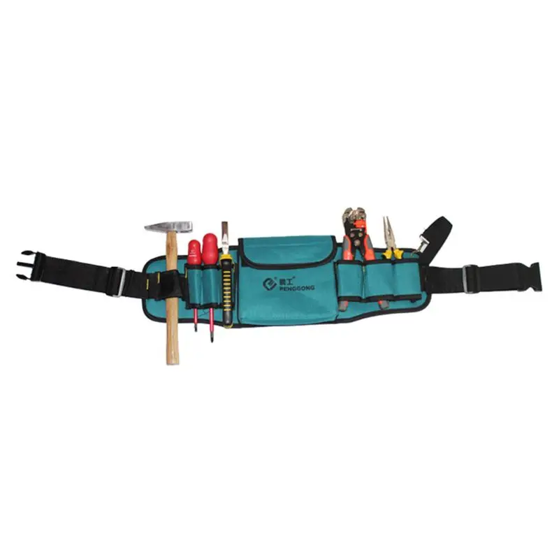 

Hardware Toolkit Mechanics Waist Tool Bags Waterproof Oxford Cloth Multi Organize Pockets Storage Pouch Electrician Worker