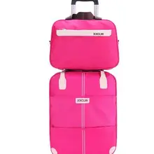 Женская дорожная сумка для багажа на колесиках, дорожная сумка на колесиках, чемодан, дорожная сумка на колесиках с сумочкой для багажа, дорожная сумка на колесиках